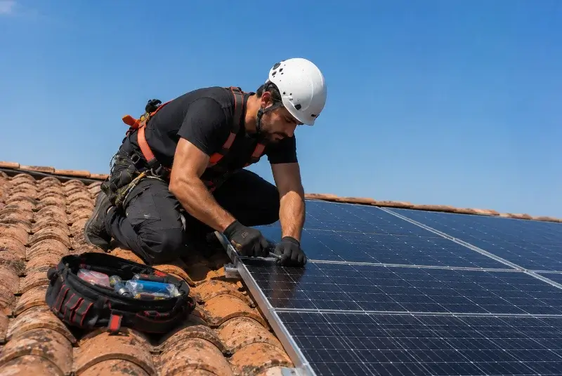 Maintenance et monitoring de panneaux solaires à Église-Neuve-de-Vergt