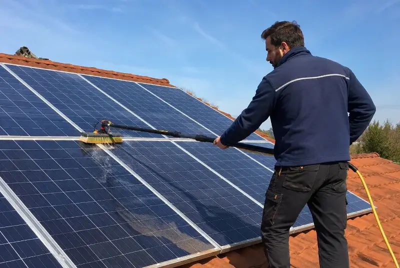 Nettoyage et entretien de panneaux solaires à Église-Neuve-de-Vergt